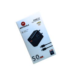 CARGADOR COMBO MOTOROLA 50W TIPO-C - Image 2