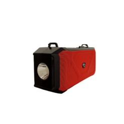 BOCINA ROJA BLUETOOTH, FM, MICROSD / LAMPARA / PANEL SOLAR - - Image 2