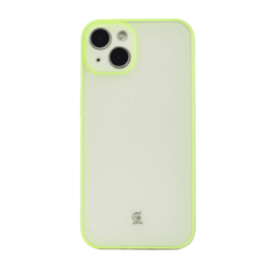 CLEAR-NEON IPHONE 13 VERDE