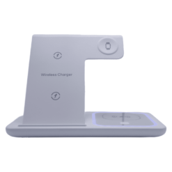3IN1 WIRELESS CHARGER BLANCO IWATCH/AIRPOD/CELPHONE AI-X455 - Image 2