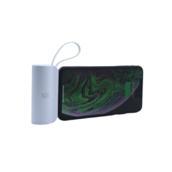 POWERBANK COMPACT 5,000 TIPO-C & CABLE IP BLANCO MQ-P121TC - Image 4