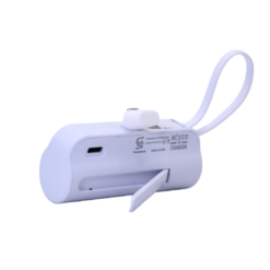 POWERBANK COMPACT 5,000 IP & CABLE TC BLANCO MQ-P121IP - Image 4