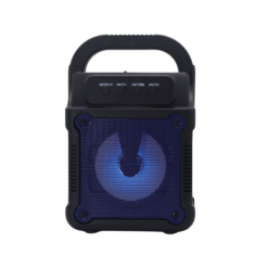BOCINA CL 4INCH 3W LUZ LED BT/FM/MICROSD LY-4106 AZUL - Image 1