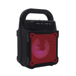 BOCINA CL 4INCH 3W LUZ LED BT/FM/MICROSD LY-4106 ROJO - Image 2