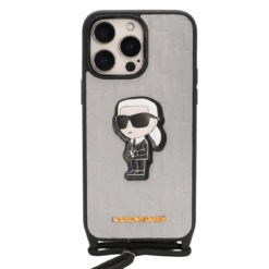 CASE KARL2 IPHONE 15 PRO MAX GRIS - Image 1