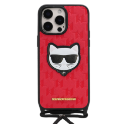 CASE KARL5 IPHONE 15 PRO MAX ROJO - Image 1