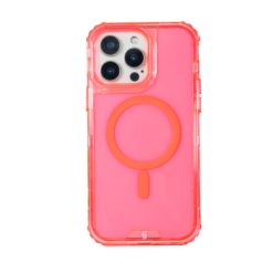 FUNDA MAGSAFE COLORFULL 3IN1 IPHONE 16 PRO MAX MELON - Image 1