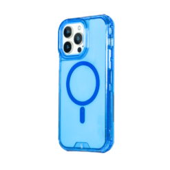 FUNDA MAGSAFE COLORFULL 3IN1 IPHONE 16 PRO MAX AZUL - Image 2