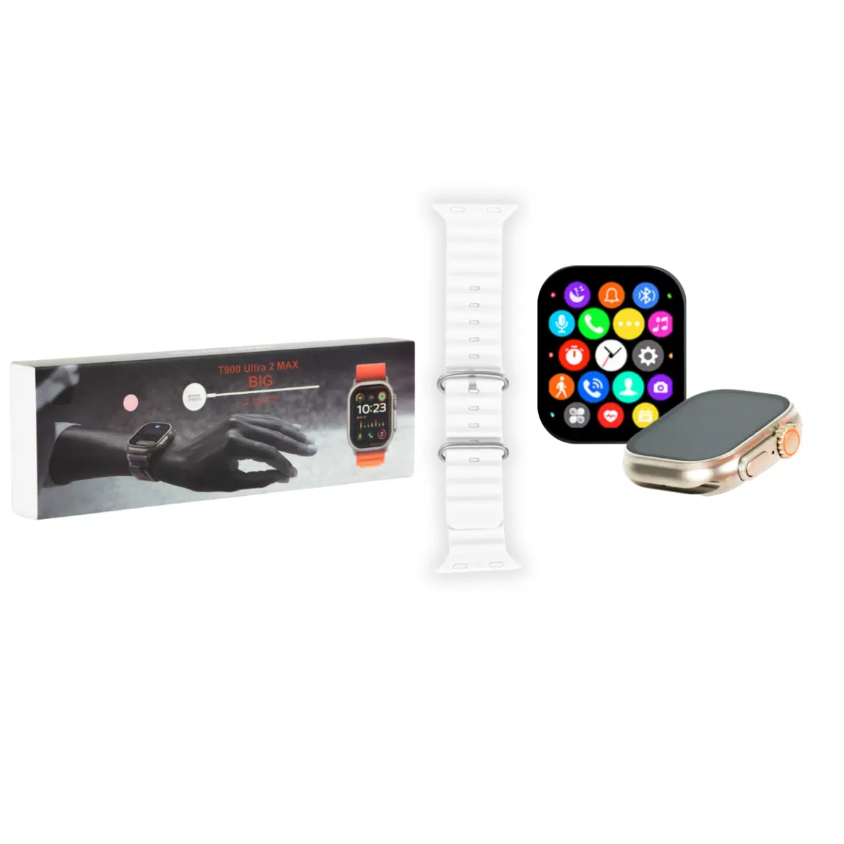 SMARTWATCH T900 ULTRA BLANCO 2.02" 240*296