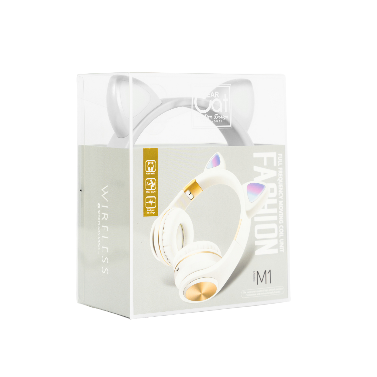 AUDIFONO CAT M1 RGB BLANCO - Image 5