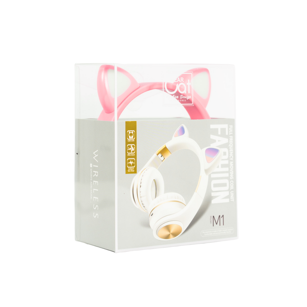 AUDIFONO CAT M1 RGB ROSA - Image 5