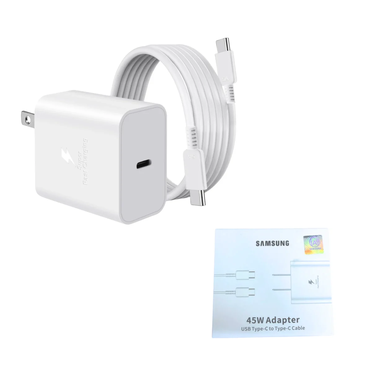 COMBO SAMSUNG 45W TIPO-C BLANCO