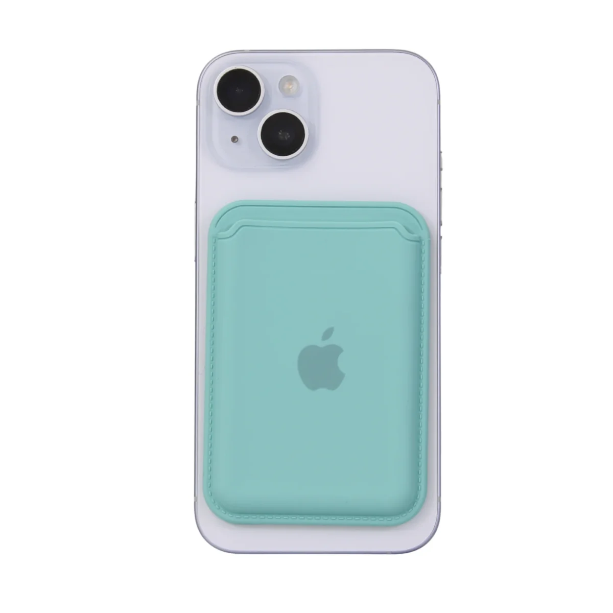 TARJETERO SILICON MAGSAFE AZUL