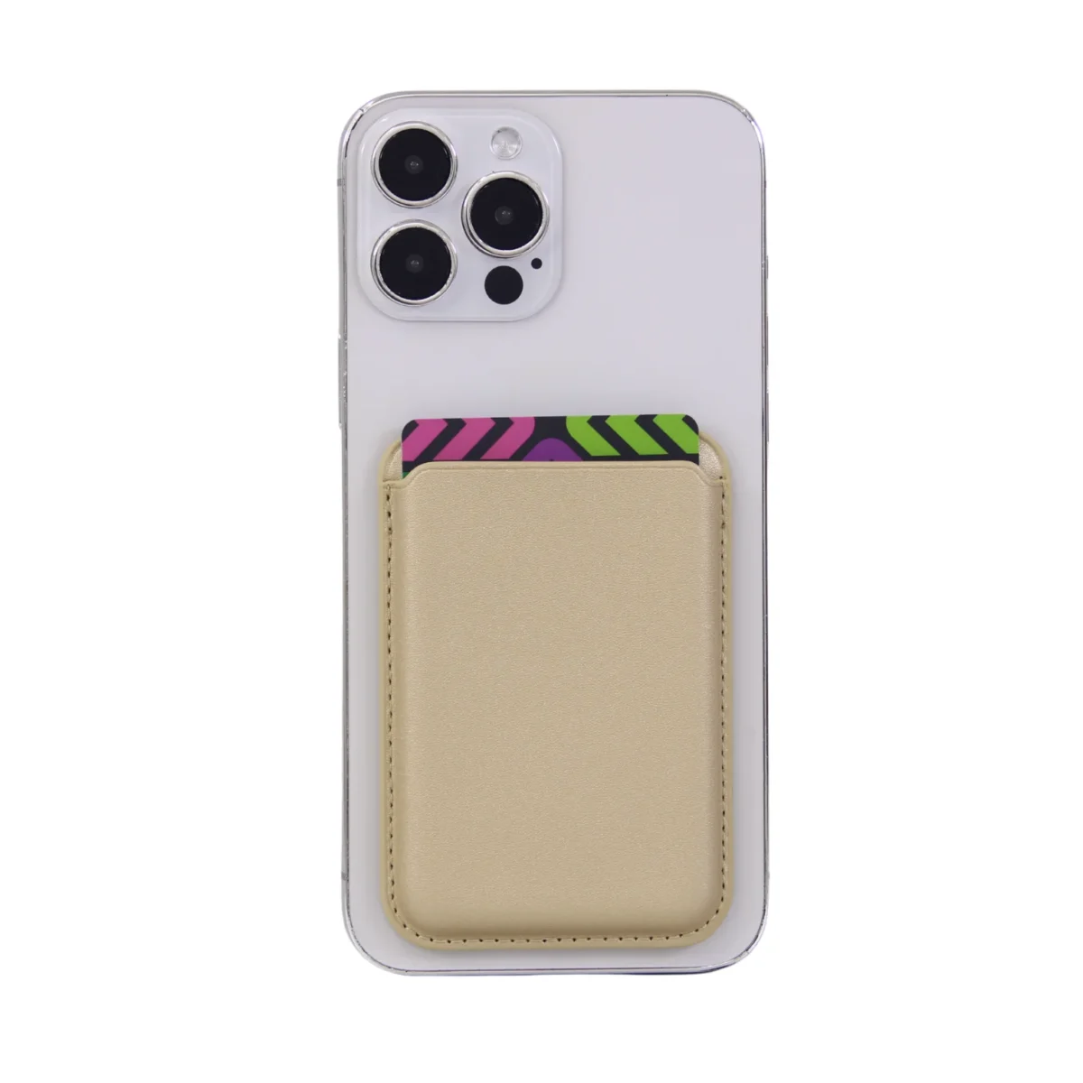 CARD HOLDER MAGSAFE BEIGE - Image 3