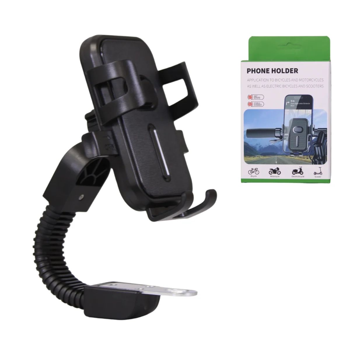 SOPORTE PARA CELULAR MONTAJE PARA MOTOCICLETA Z06-3