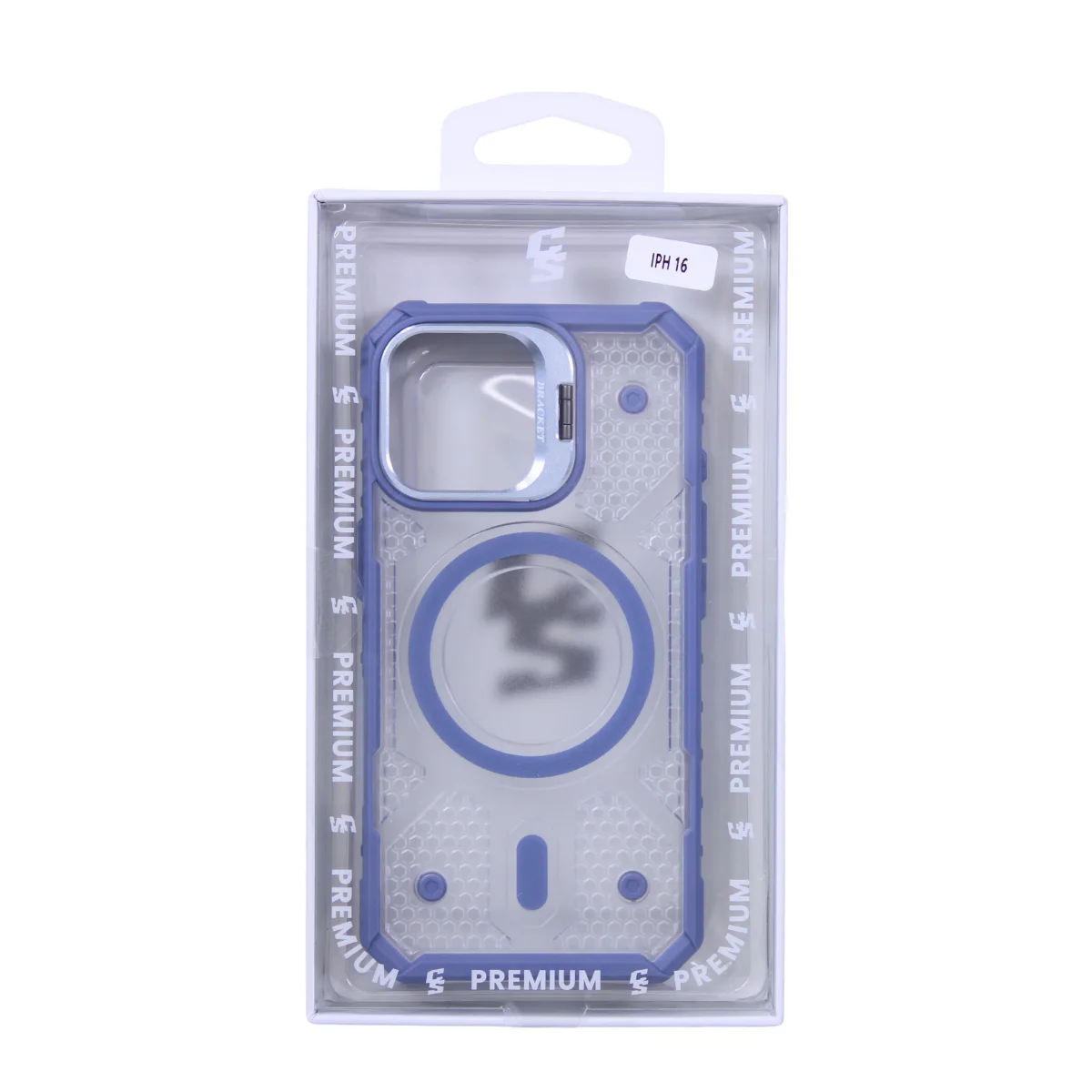 FUNDA IPHONE 15 C/SOPORTE & MAGSAFE AZUL - Image 4