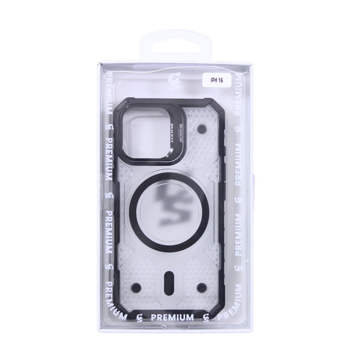 FUNDA IPHONE 14 C/SOPORTE & MAGSAFE NEGRO - Image 4