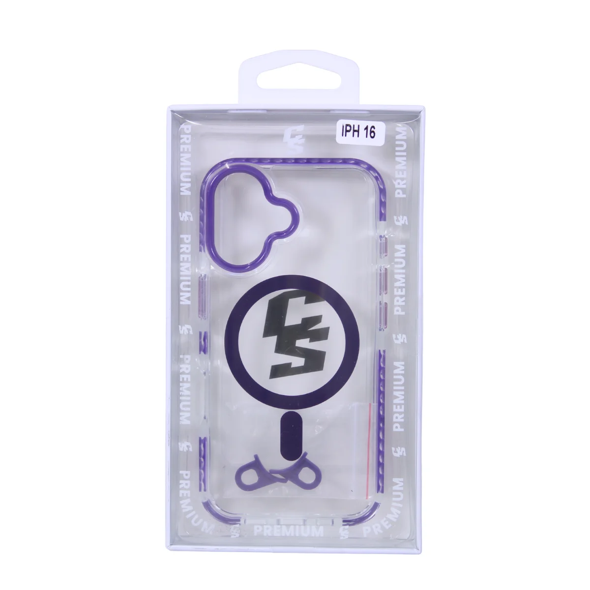 FUNDA IPHONE 14 CLEAR MAGSAFE-23 LILA - Image 4