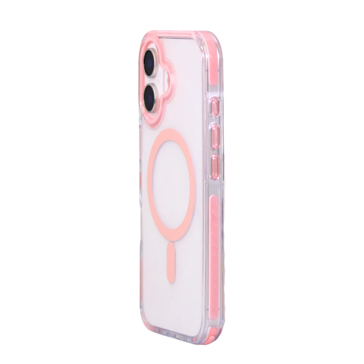 FUNDA IPHONE 14 CLEAR MAGSAFE-23 ROSA - Image 3