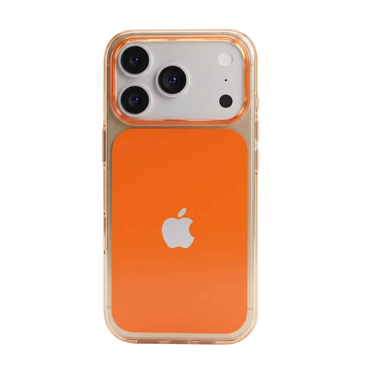 CLEAR CASE IPHONE 18 PRO A4 NARANJA