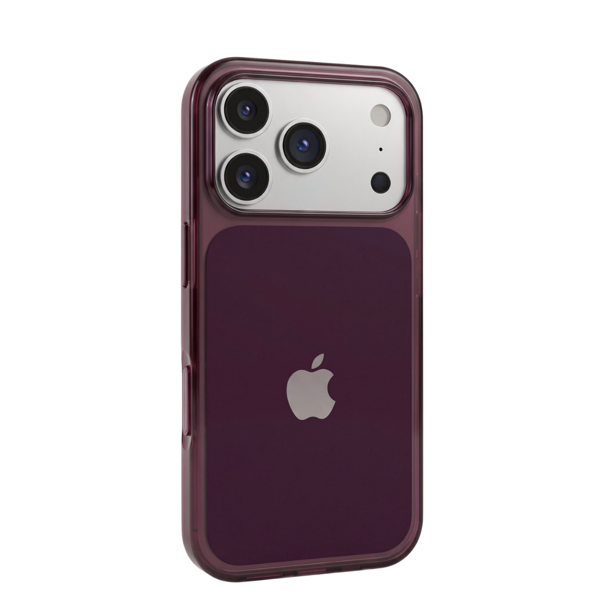 CLEAR CASE IPHONE 18 PRO A4 BORGONA - Imagen 2