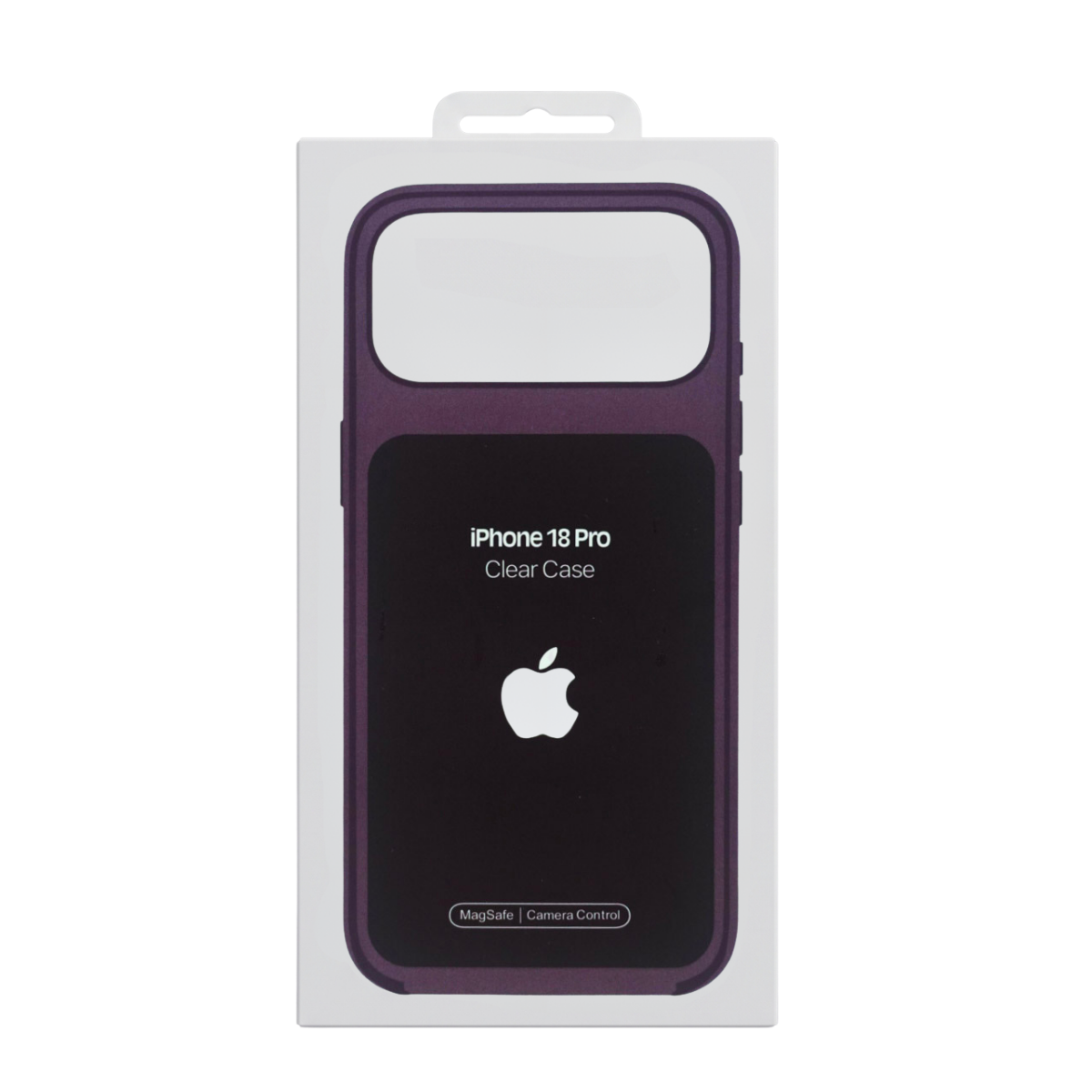 CLEAR CASE IPHONE 18 PRO A4 BORGONA - Imagen 3